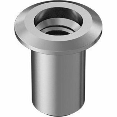 BSC PREFERRED Zinc-Plated Steel Rivet Nut 3/8-16 Internal Thread .030-.115 Material Thickness, 25PK 93483A910
